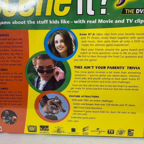 Jr. Scene It? - The DVD Game (2007 Edition) Sealed New - Picture 7 of 9